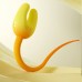 MizzZee - U-Shape Breast Clitoral Vibrator (Chargeable - Yellow)