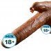 MIZZZEE - Warrior Heating Thrusting Licking Realistic Dildos Vibrator (L:21.5cm - D:3.8cm)