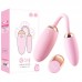 MizzZee - Joyful Dual Vibrating Egg Wireless Remote Control (Chargeable - Pink)