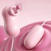 MizzZee - Twin Sucking Vibrating Eggs (USB Power Supply - Pink)