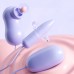 MizzZee - Triple Stimulation Suction Vibrating Eggs (USB Power Supply - Purple)