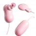 MizzZee - Remote Control Twin Sucking Vibrating Eggs (Chargeable - Pink)