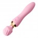 MizzZee - Dual-Head Vibrators Wand (Chargeable - Pink)