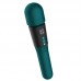 Harley - Dual-Headed AV LCD Screen Heating AV Vibrator Wand (Chargeable - Green)