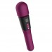 Harley - Dual-Headed AV LCD Screen Heating AV Vibrator Wand (Chargeable - Purple)