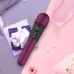 Harley - Dual-Headed AV LCD Screen Heating AV Vibrator Wand (Chargeable - Purple)