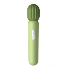 CHUCHEN - Cactus Vibrator AV Wand (Chargeable - Green)