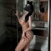 FEE ET MOI - Wild Leopard Print Bodystocking (Leopard Print)