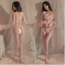 FEE ET MOI - Sexy Plush Sheer Bikini (Pink)