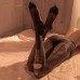 FEE ET MOI Ultra-Thin Ripped Stockings Sexy Pantyhose (Black)