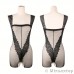 FEE ET MOI Sexy Seethrough Opened Body Stockings (Black)
