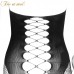 FEE ET MOI Sexy Seethrough Opened Body Stockings (Black)