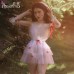 FEE ET MOI Sexy Bow Seethrough Mesh Wedding Dress (White)