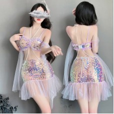 FEE ET MOI - Fantasy Mermaid Princess Dress (Purple)