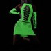 FEE ET MOI - Glow In The Dark Fishnet Bodystocking Dress (7420)