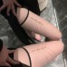 FEE ET MOI - Rhinestone Leg Chain (Multi-color Available)