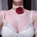 FEE ET MOI - Rose Flower Choker Necklace