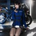 FEE ET MOI - Sexy FBI Officer Seductive Bodycon Catsuit (Blue)