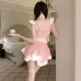 FEE ET MOI - Playful Sweetheart Maid Outfit (Pink - White)